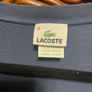 Women’s Lacoste dress-Small or Xtra Small